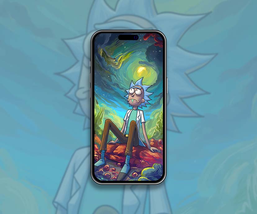rick and morty cosmic canvas wallpapers collection