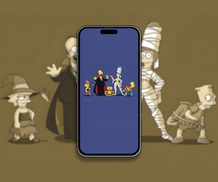 simpsons halloween costumes wallpapers collection