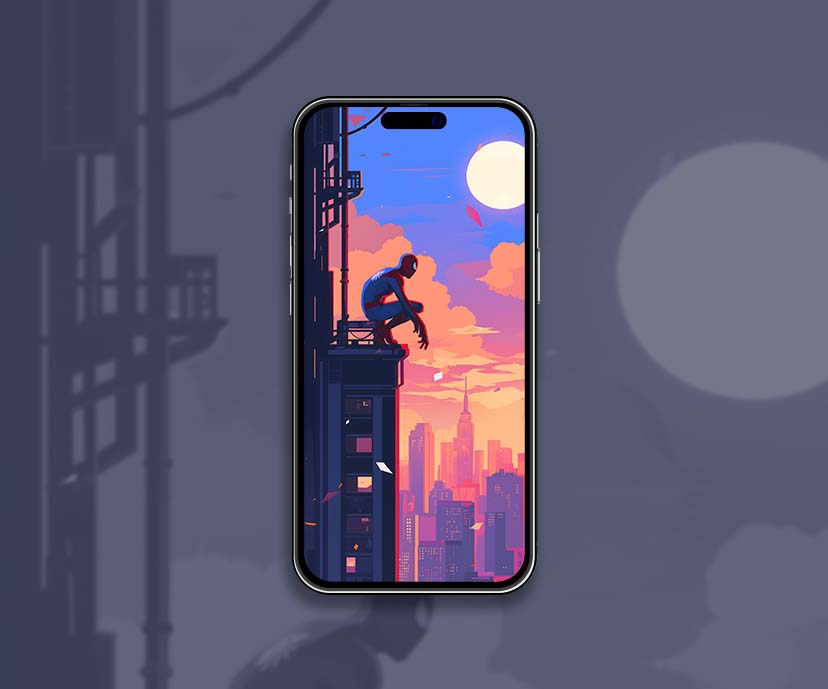 spiderman cityscape wallpapers collection