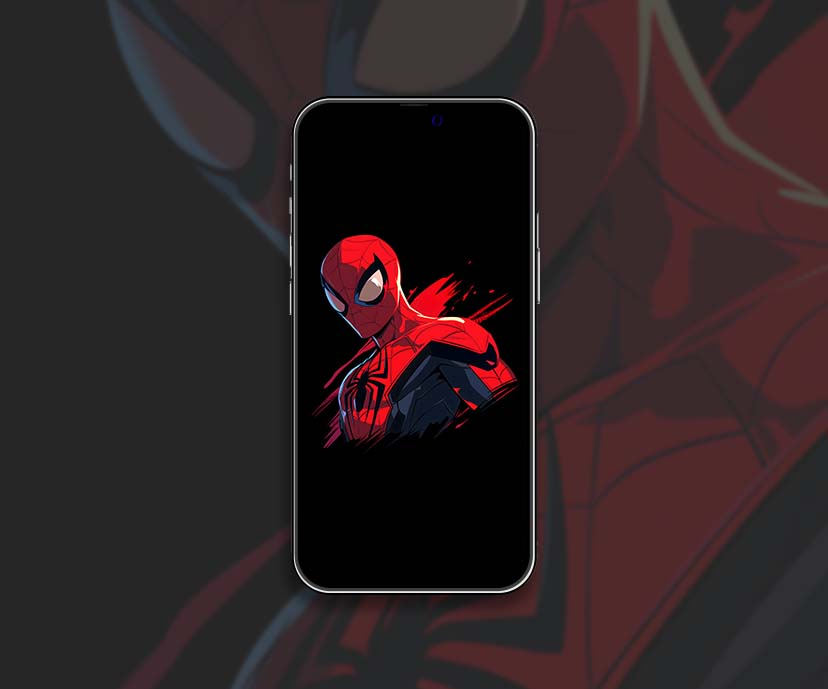 Colección de fondos de pantalla negros de Spiderman Sick