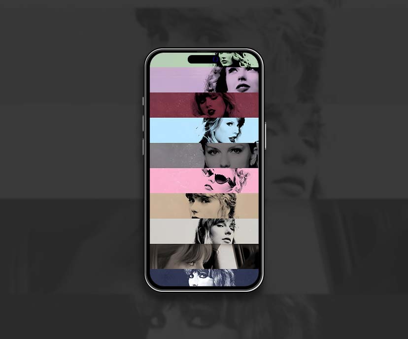 taylor swift colorful eras wallpapers collection
