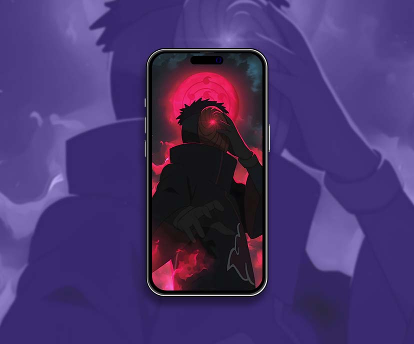 tobi obito uchiha red moon wallpapers collection