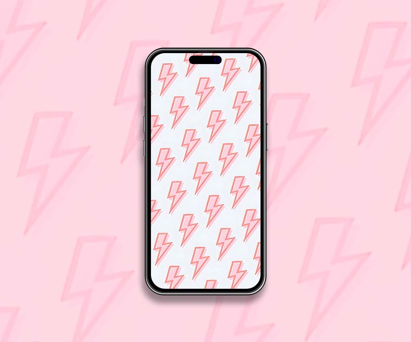 trendy pink lightning wallpapers collection