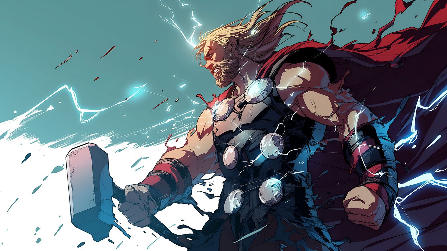 Thor Marvel Superhero Desktop Wallpaper - Download in HD & 4K