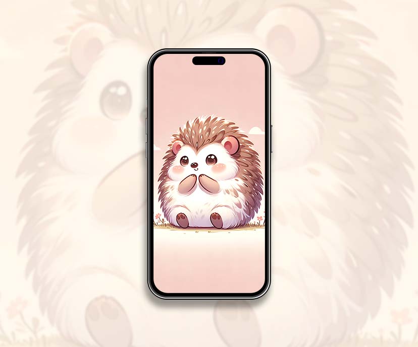 adorable hedgehog pastel wallpapers collection