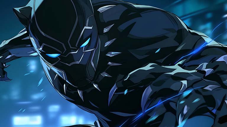 black panther action desktop wallpaper cover