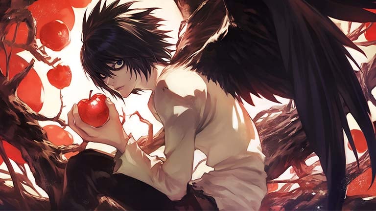 death note l apple desktop wallpaper cover