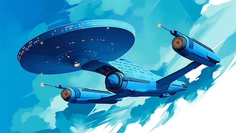 enterprise star trek ship pc wallpaper cover