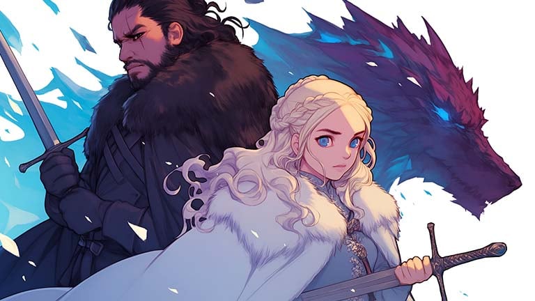 game of thrones jon daenerys wallpaper cover