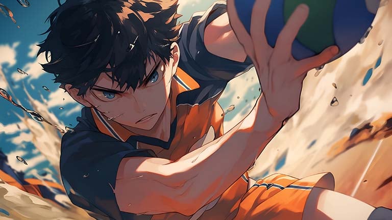haikyuu tobio kageyama anime wallpaper cover