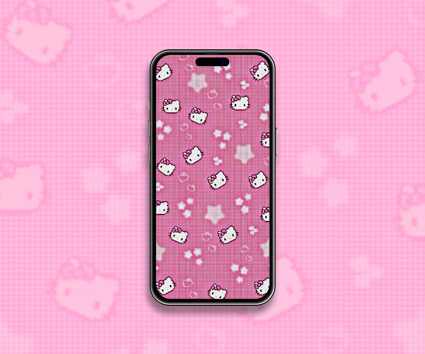 hello kitty pixel art wallpapers collection