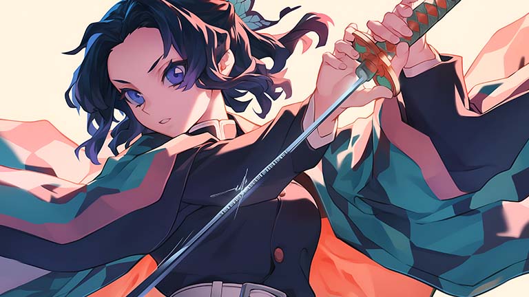 kimetsu no yaiba kochou shinobu wallpaper cover