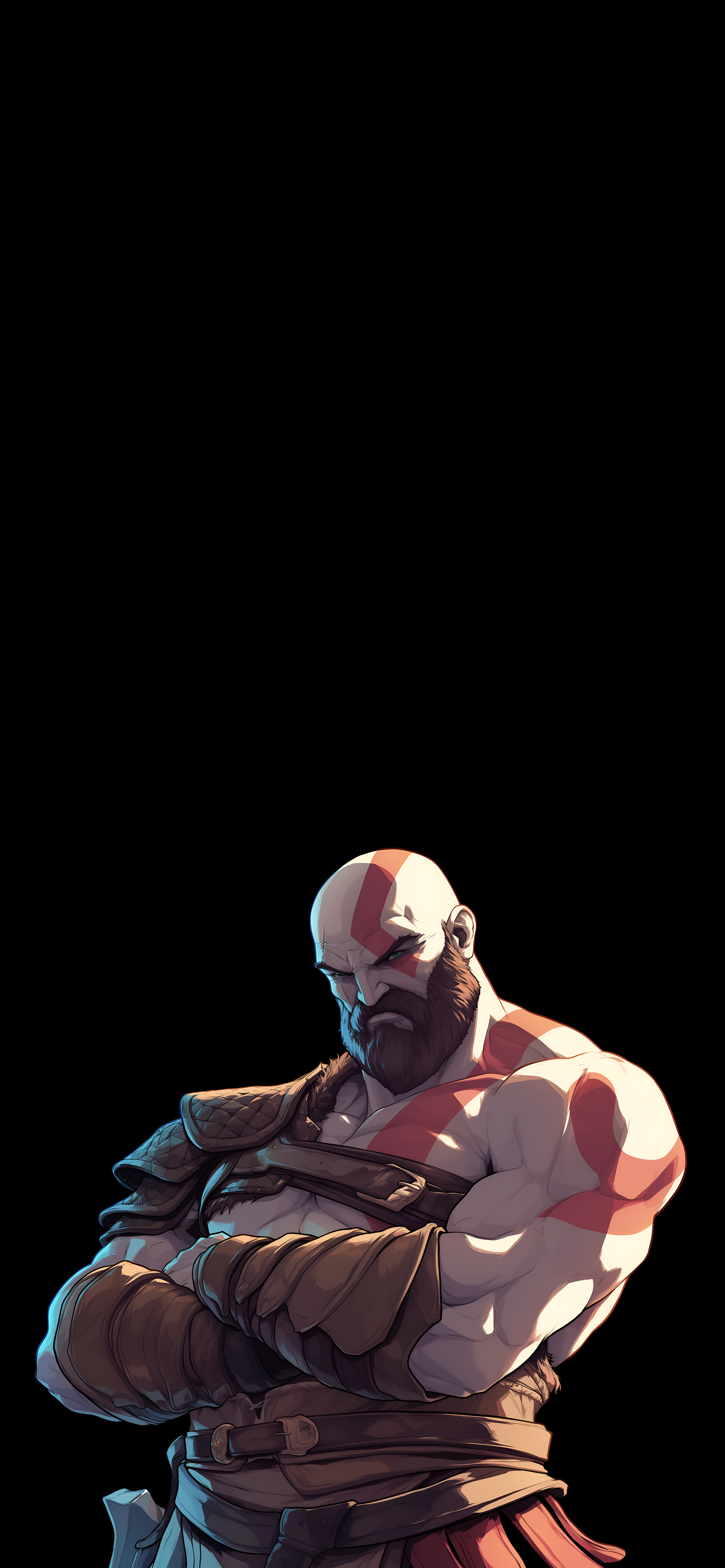 Kratos God of War Warrior Wallpapers - Games Wallpapers iPhone, image size:2000x4329