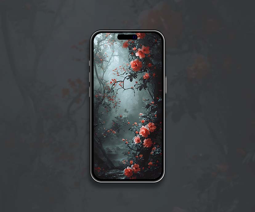 moody floral nature wallpapers collection