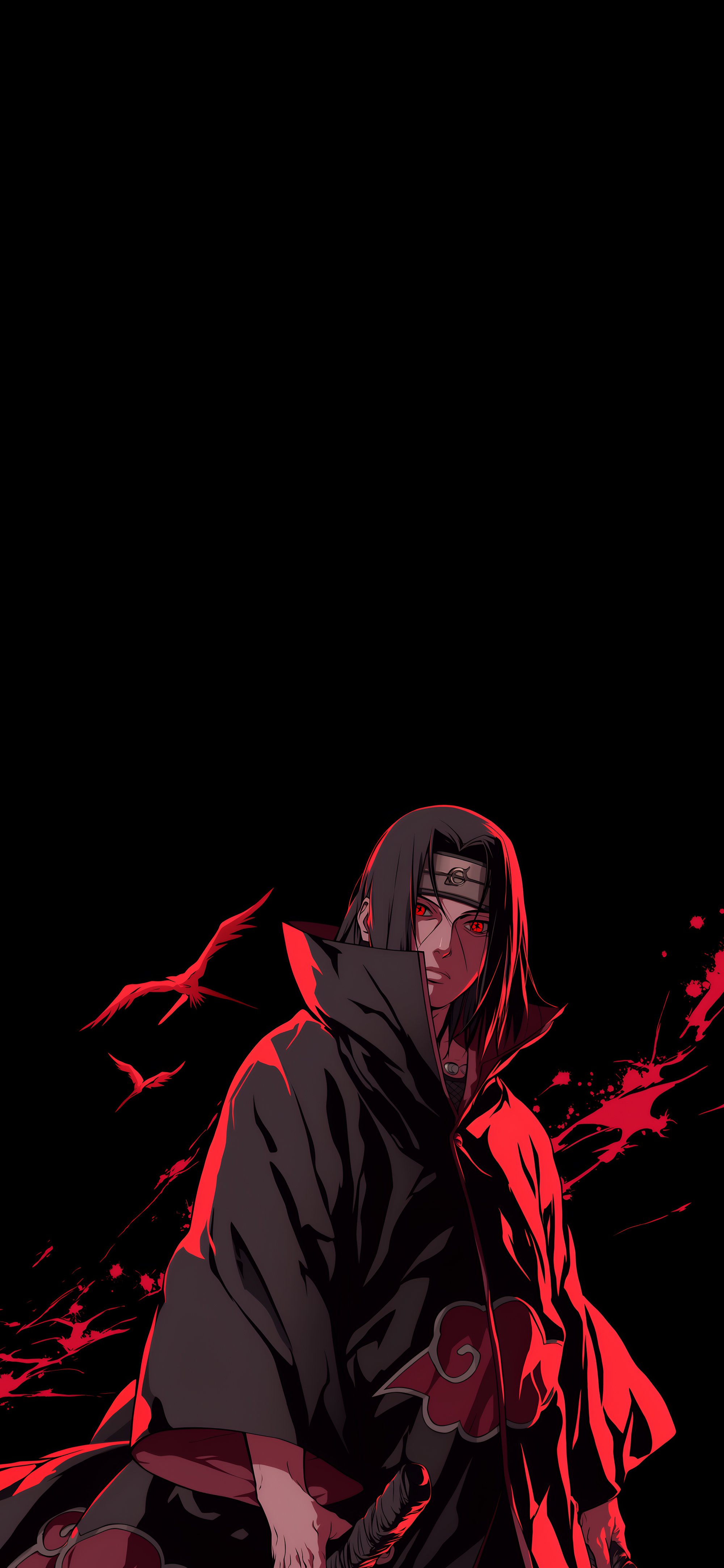 Naruto Itachi Uchiha Epic Raven Wallpapers - Dark Anime Wallpaper