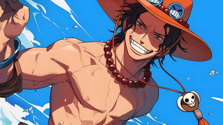 one piece portgas d ace cool desktop wallpaper cover