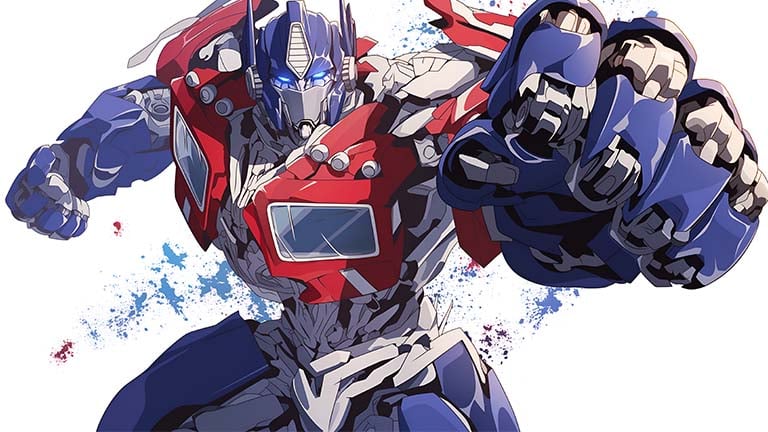 optimus prime transformers power punch desktop wallpaper cover