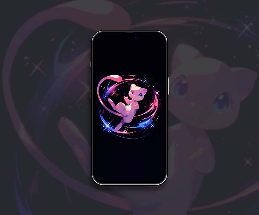 pokemon mew sparkle wallpapers collection