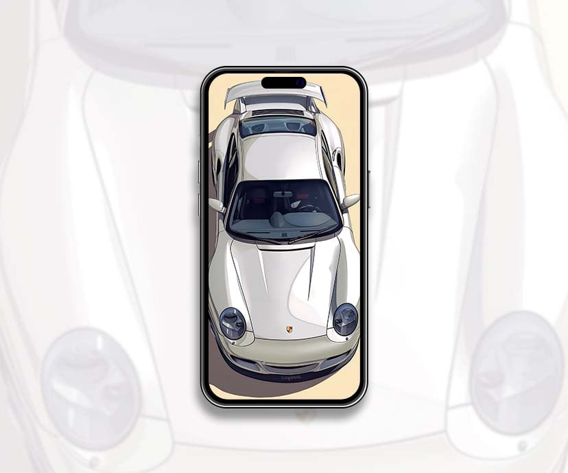 porsche 911 aerial view wallpapers collection
