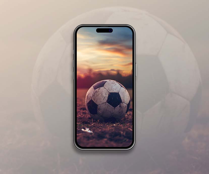 rustic soccer ball sunset wallpapers collection