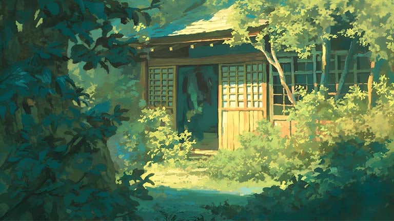 studio ghibli cabin desktop wallpaper cover