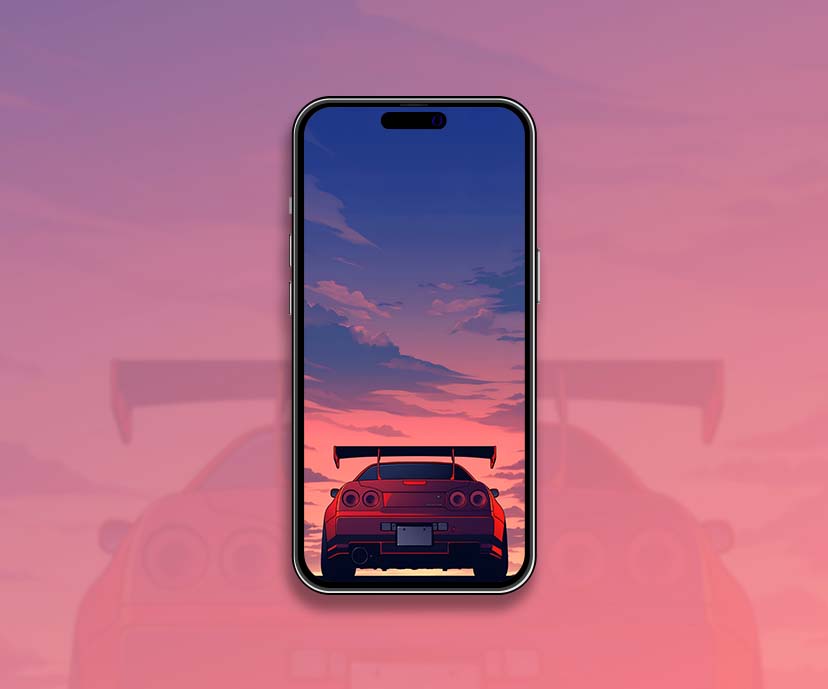 sunset car wallpapers collection