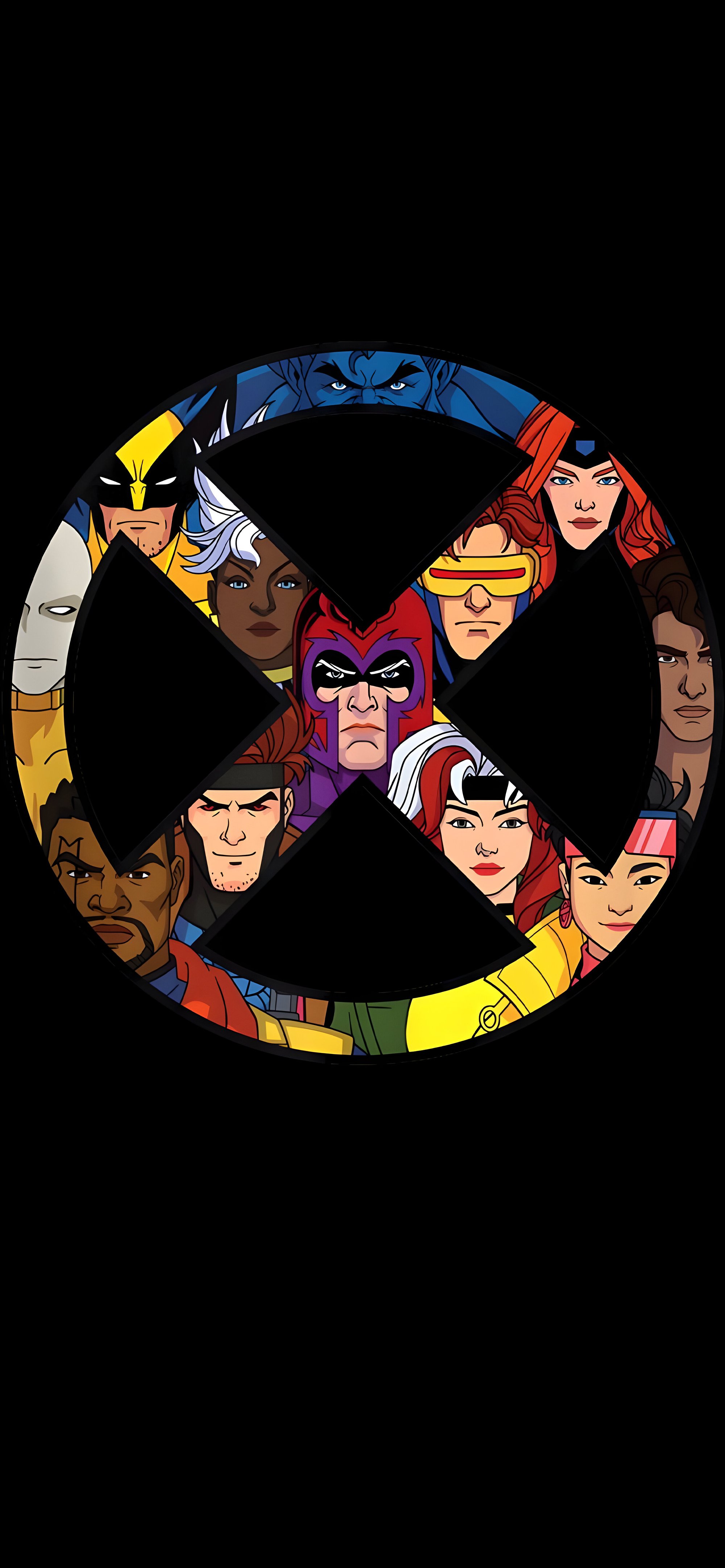 X Men Logo Art Wallpapers Mutants Art Wallpapers for iPhone