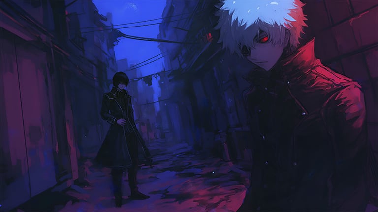 alucard hellsing kaneki ken tokyo ghoul desktop wallpaper cover
