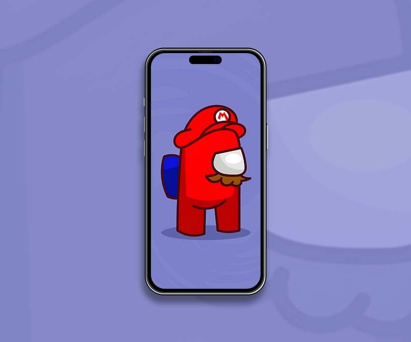among us mario crossover wallpapers collection