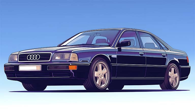 audi a8 classic car desktop wallpaper cover