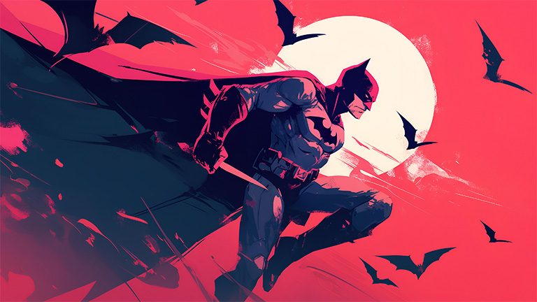 batman moonlight desktop wallpaper cover