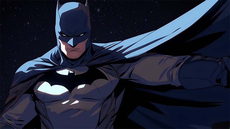 batman night sky desktop wallpaper cover