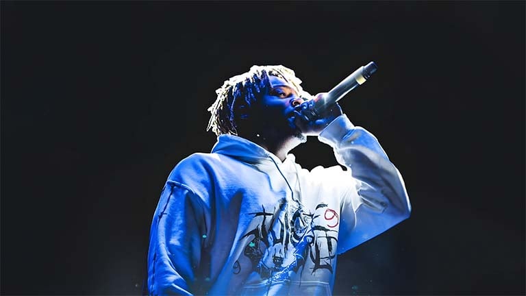 juice wrld performance desktop wallpaper cover