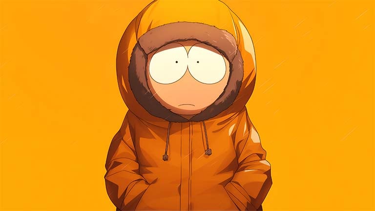 kenny south park anime style desktop wallpaper cover