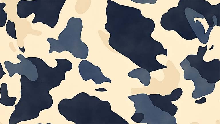 navy cow print pattern desktop wallpaper cover