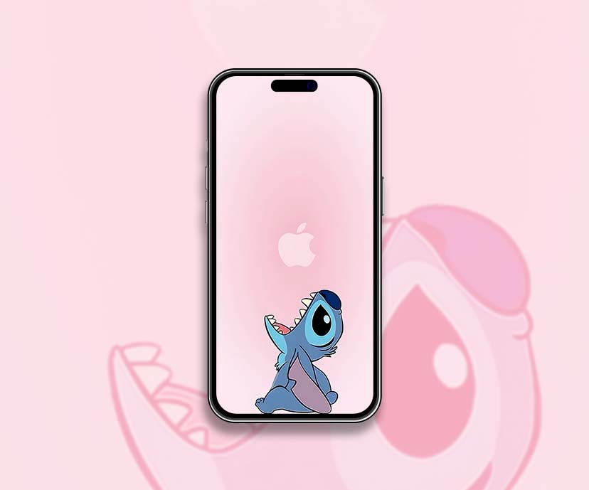 stitch disney pink vibes wallpapers collection