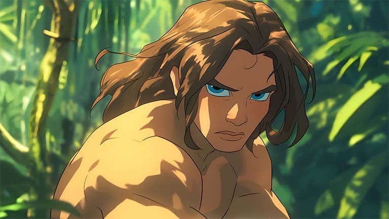 tarzan jungle focus wildlife desktop wallpaper cover