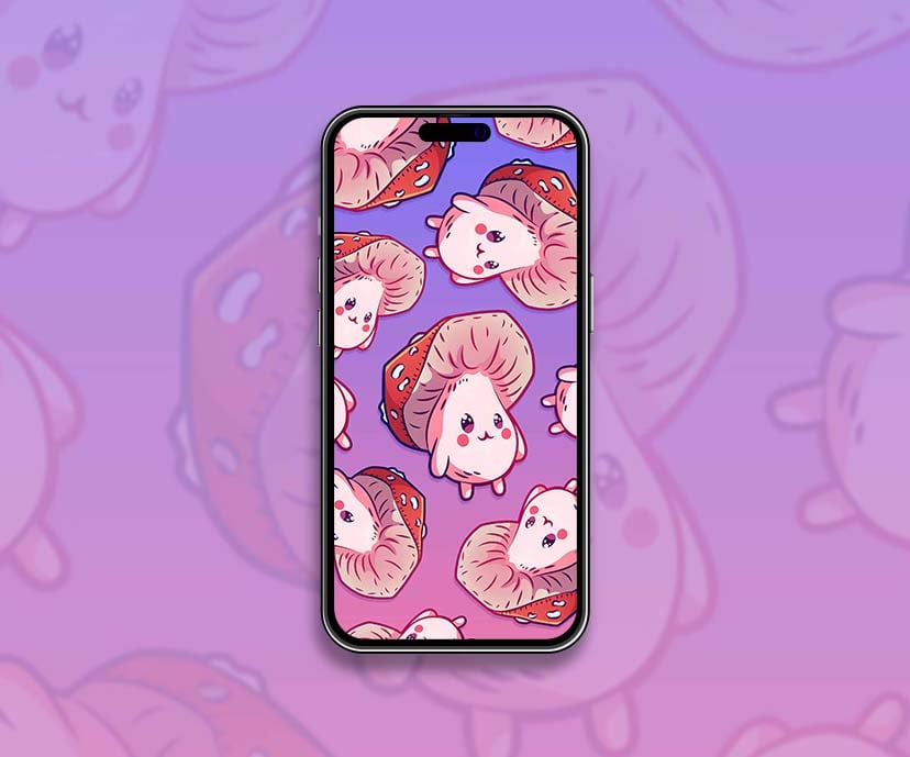 cute mushroom wallpapers collection