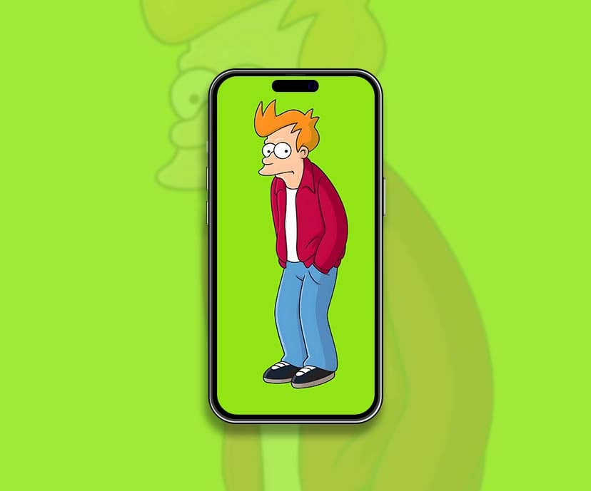 futurama fry bored expression cartoon wallpapers collection
