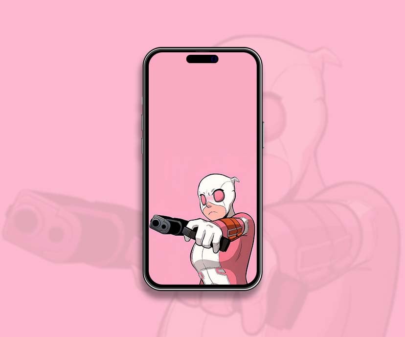 gwenpool gun pink wallpapers collection