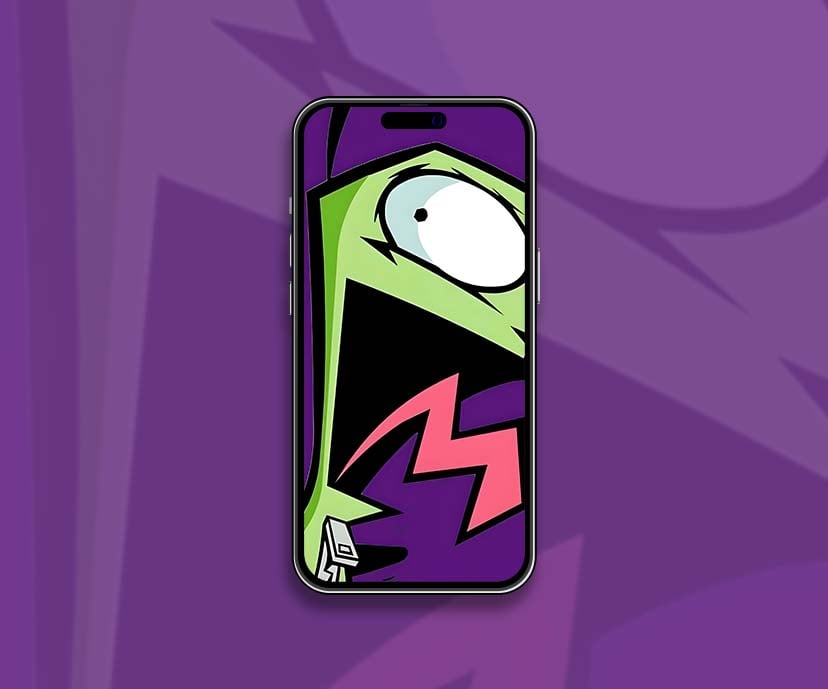 invader zim screaming gir wallpapers collection