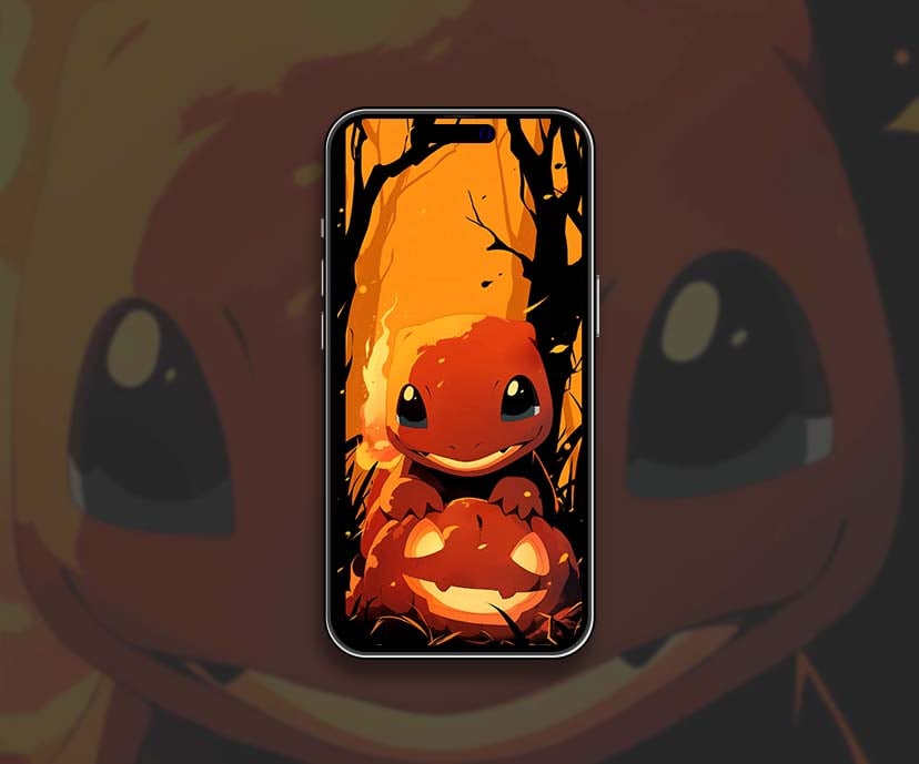 charmander halloween jack o lantern wallpapers collection