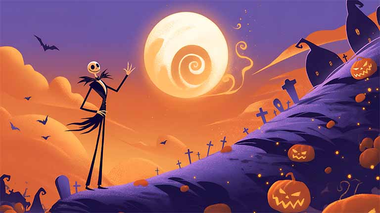 jack skellington nightmare before christmas desktop wallpaper cover