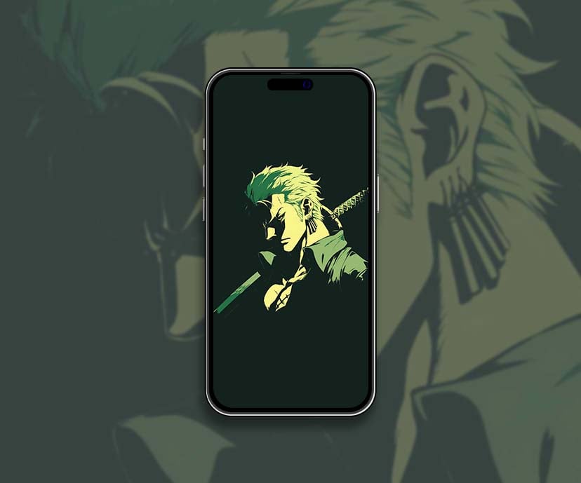 mysterious roronoa zoro green wallpapers collection