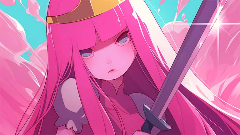 princess bubblegum adventure time desktop wallpaper cover