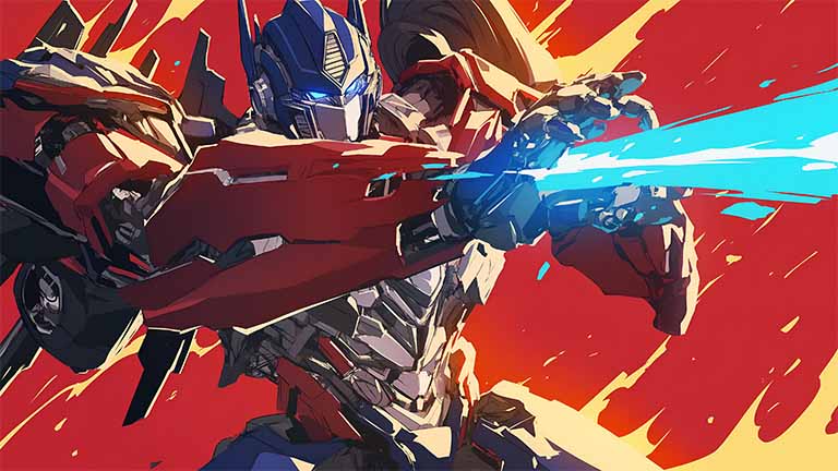 transformers optimus prime epic battle desktop wallpaper cover