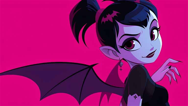 vampirina wallpaper pink bat pc wallpaper cover