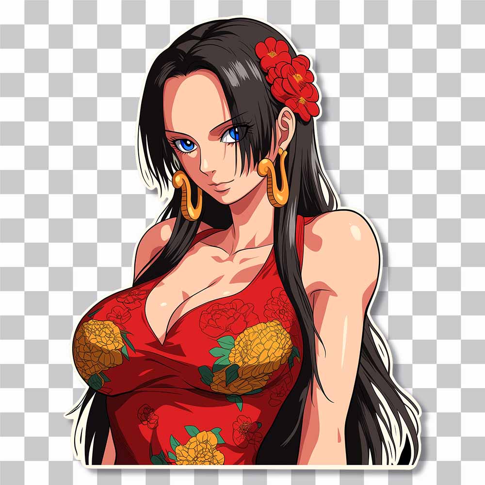 boa hancock one piece sticker cover