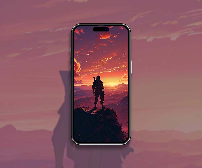 fortnite sunset silhouette wallpapers collection