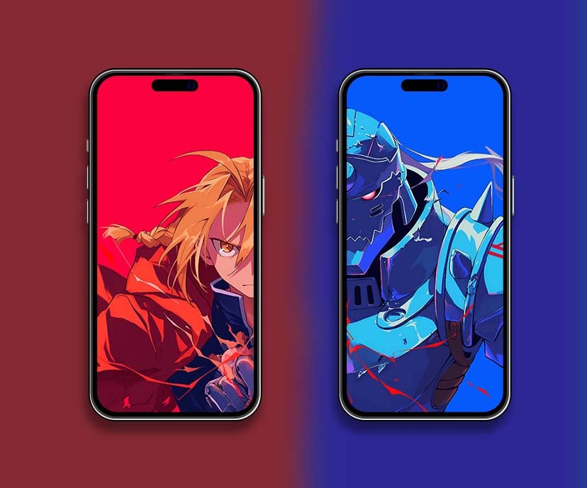 fullmetal alchemist edward & alphonse matching wallpapers collection